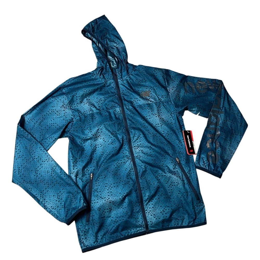 New Balance Mens Windcheater Jacket MPT Size Small